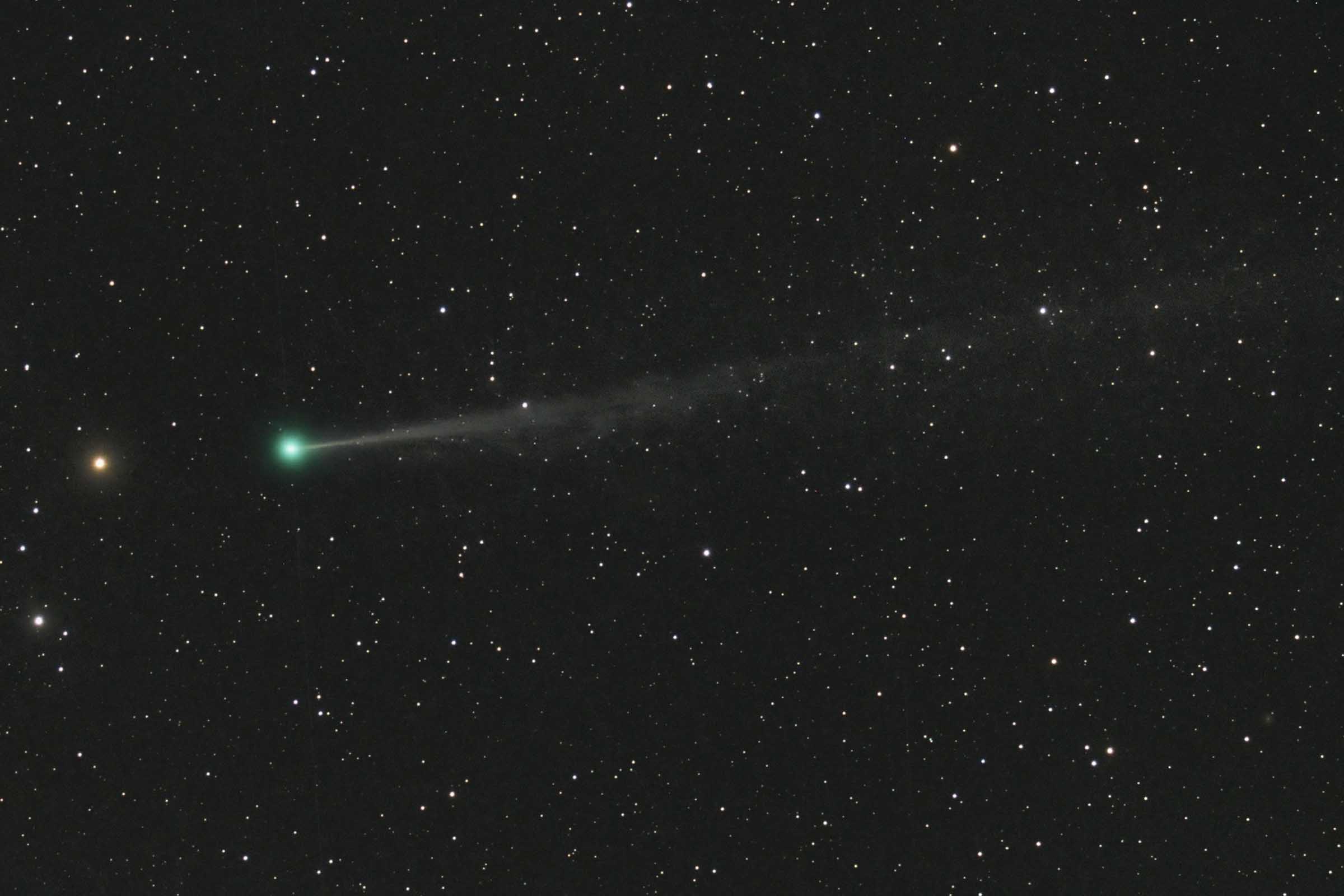 Комета C-2023 P1 (Nishimura), снятая 27 августа 2023 года