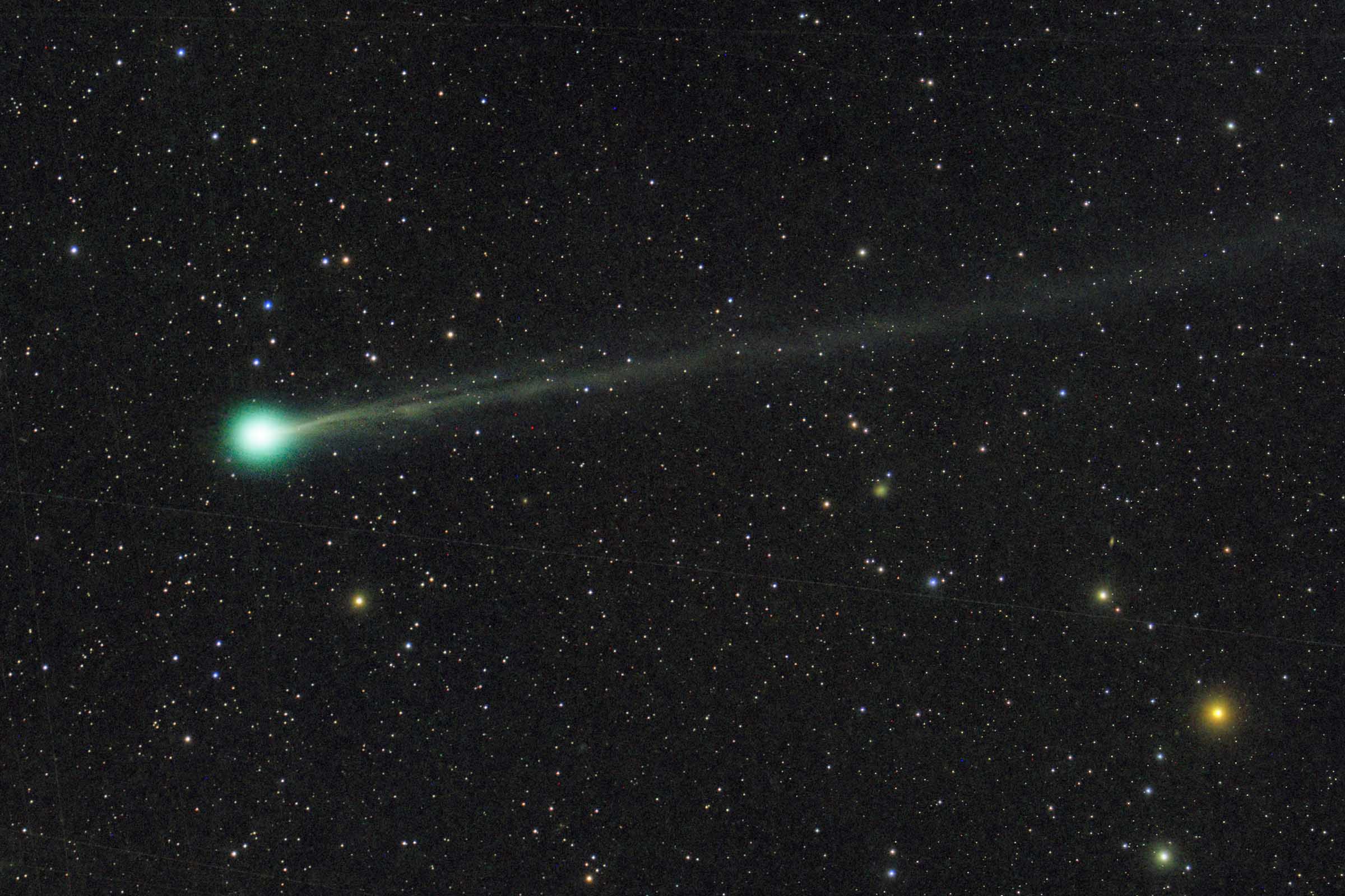 Комета C-2023 P1 (Nishimura), снятая 28 августа 2023 года