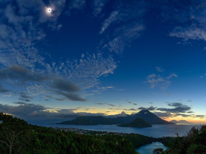 Солнечное затмение на Бали и в Восточном Тиморе